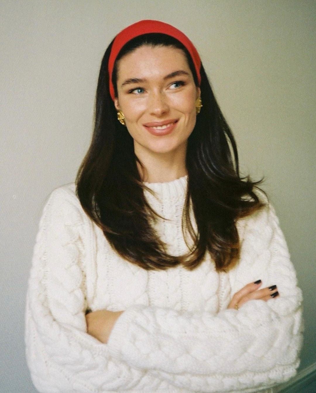 Red headband