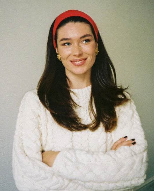Red headband