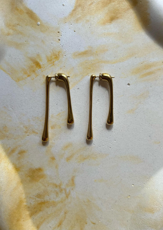 Melted earrings